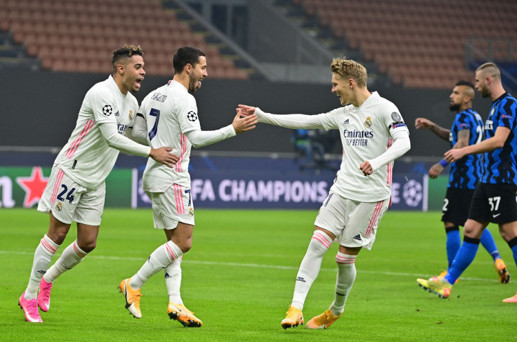 Inter Milan 0-2 Real Madrid: Los Blancos Tekuk 10 Pemain Nerazzurri