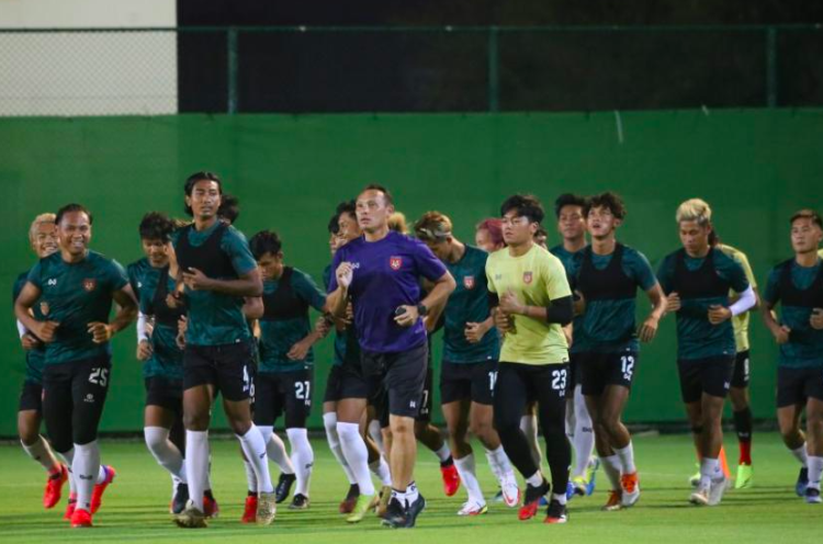 Segrup Timnas Indonesia U-23, Myanmar Jalani Persiapan Serius di UEA