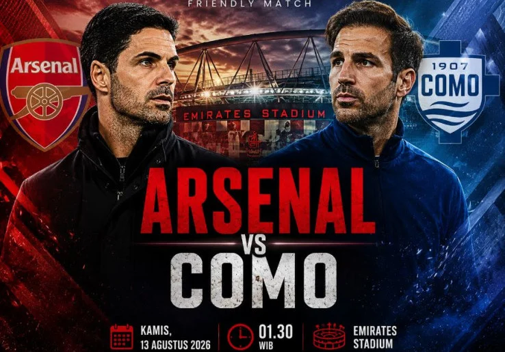 Prediksi dan Statistik Arsenal vs Como: Comeback Cesc Fabregas ke London Utara