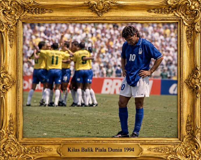 Kilas Balik Piala Dunia 1994: Penalti Roberto Baggio dan Suka Cita Brasil di Amerika Serikat