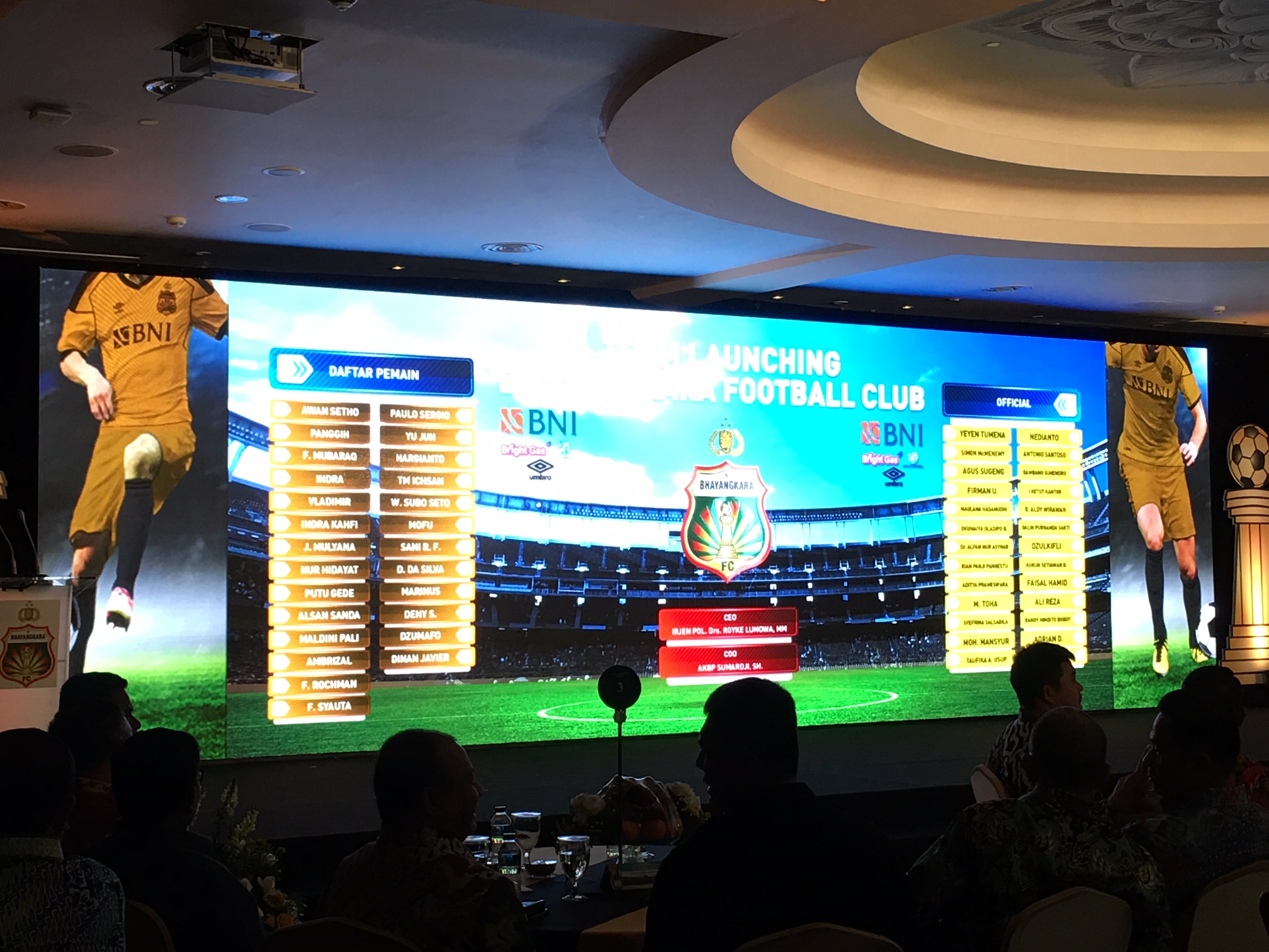 Skuat Bhayangkara FC Resmi Di-launching, Ini Para Pemainnya
