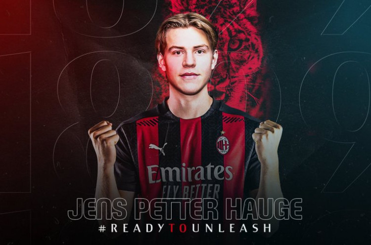 Diresmikan AC Milan, Jens Petter Hauge Pilih Nomor Punggung 15