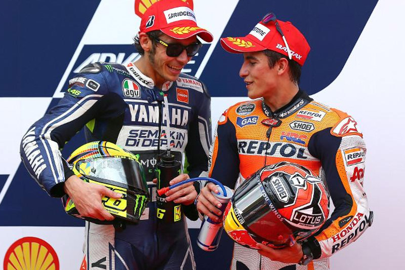 Marquez Lebih Memilih Adu Urat dengan Rossi Ketimbang Tak Ada MotoGP