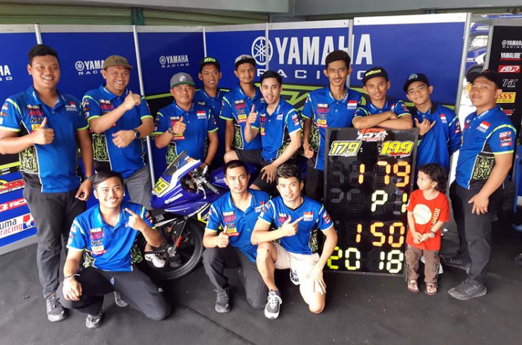 Richard Taroreh Pastikan Gelar Juara Nasional Sport 150 cc 