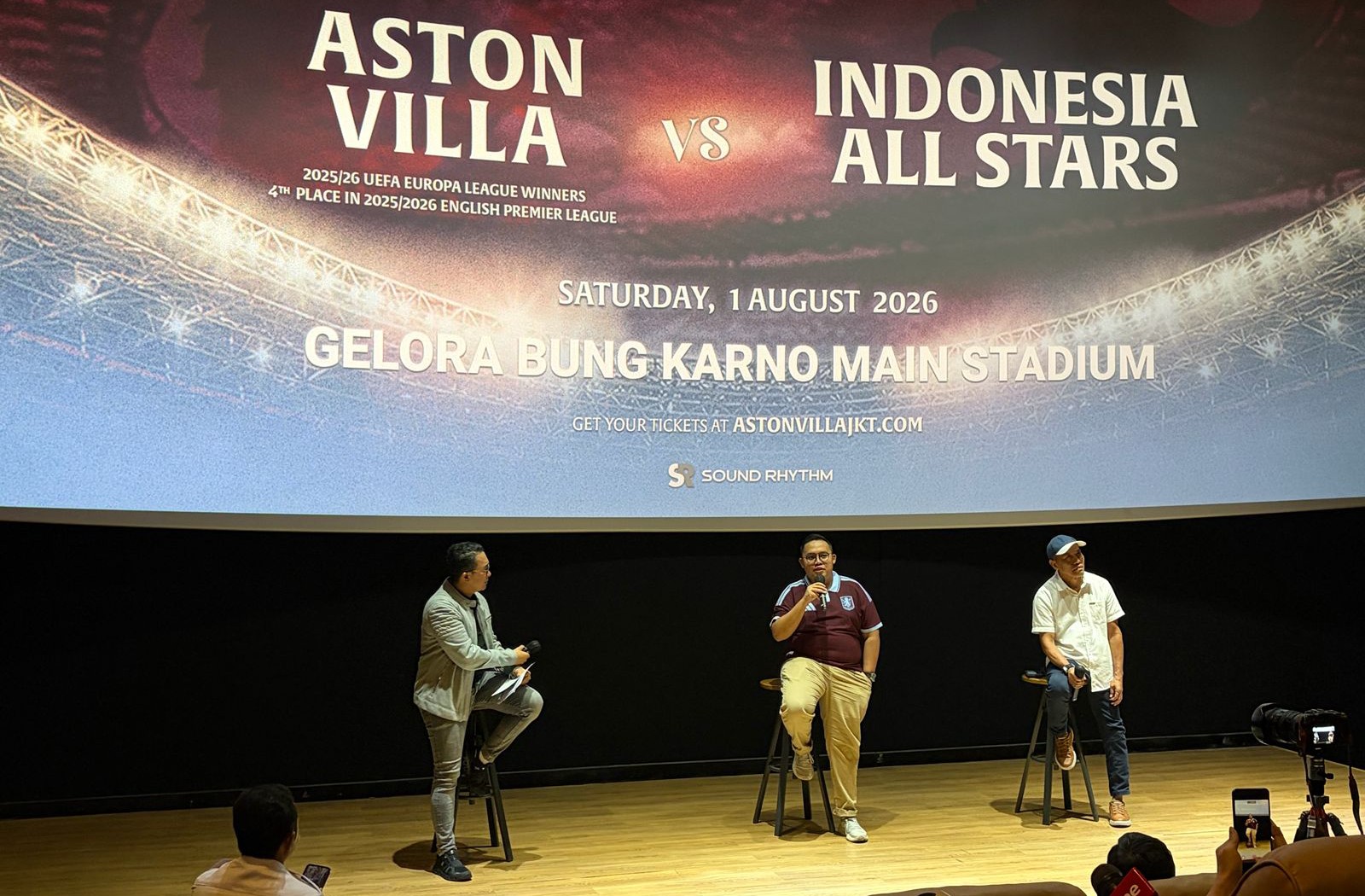 Berkunjung ke Jakarta, Aston Villa Akan Tantang Indonesia All Stars pada Awal Agustus