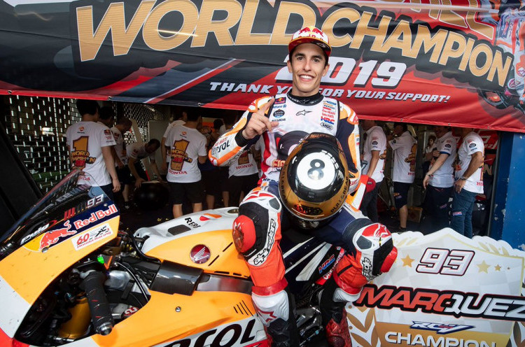 Rekam Jejak Marc Marquez Ketika Menjadi Juara Dunia MotoGP Enam Kali