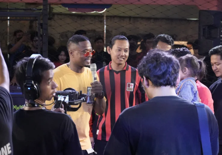 Legenda Manchester United Patrice Evra Guncang Liga Kita Festival di Jakarta