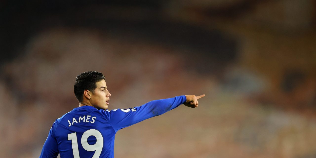 James Rodriguez Datang, Everton Raup Untung