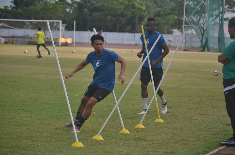 Sriwijaya FC Gelar Latihan di Palembang Sebelum Hadapi Piala Gubernur Kaltim 2018