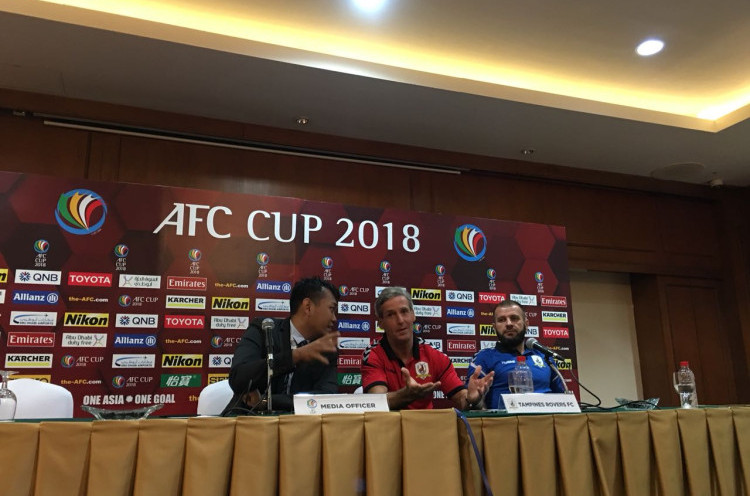 Pelatih Tampines Rovers Terkejut dengan Sesi Jumpa Pers Kontra Persija