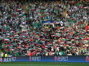Suporter Celtic Kibarkan Bendera Palestina Saat Hadapi Klub Israel