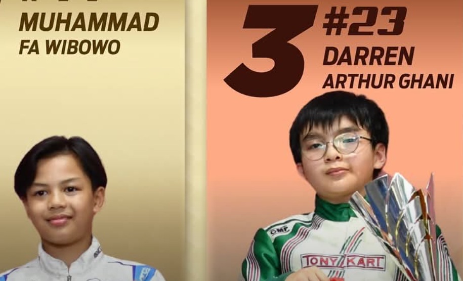 Bangga! 5 Pembalap Kart Indonesia Dominasi Klasemen ROK Cup Asia 2025