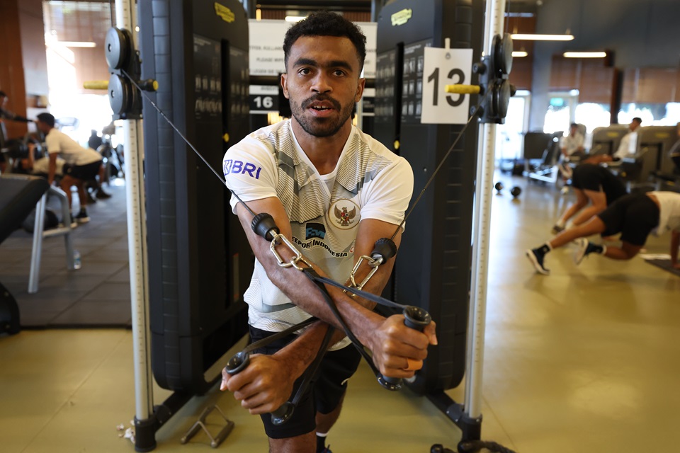 Pemain Timnas Indonesia Makin Semangat Latihan jelang Piala Asia 2023