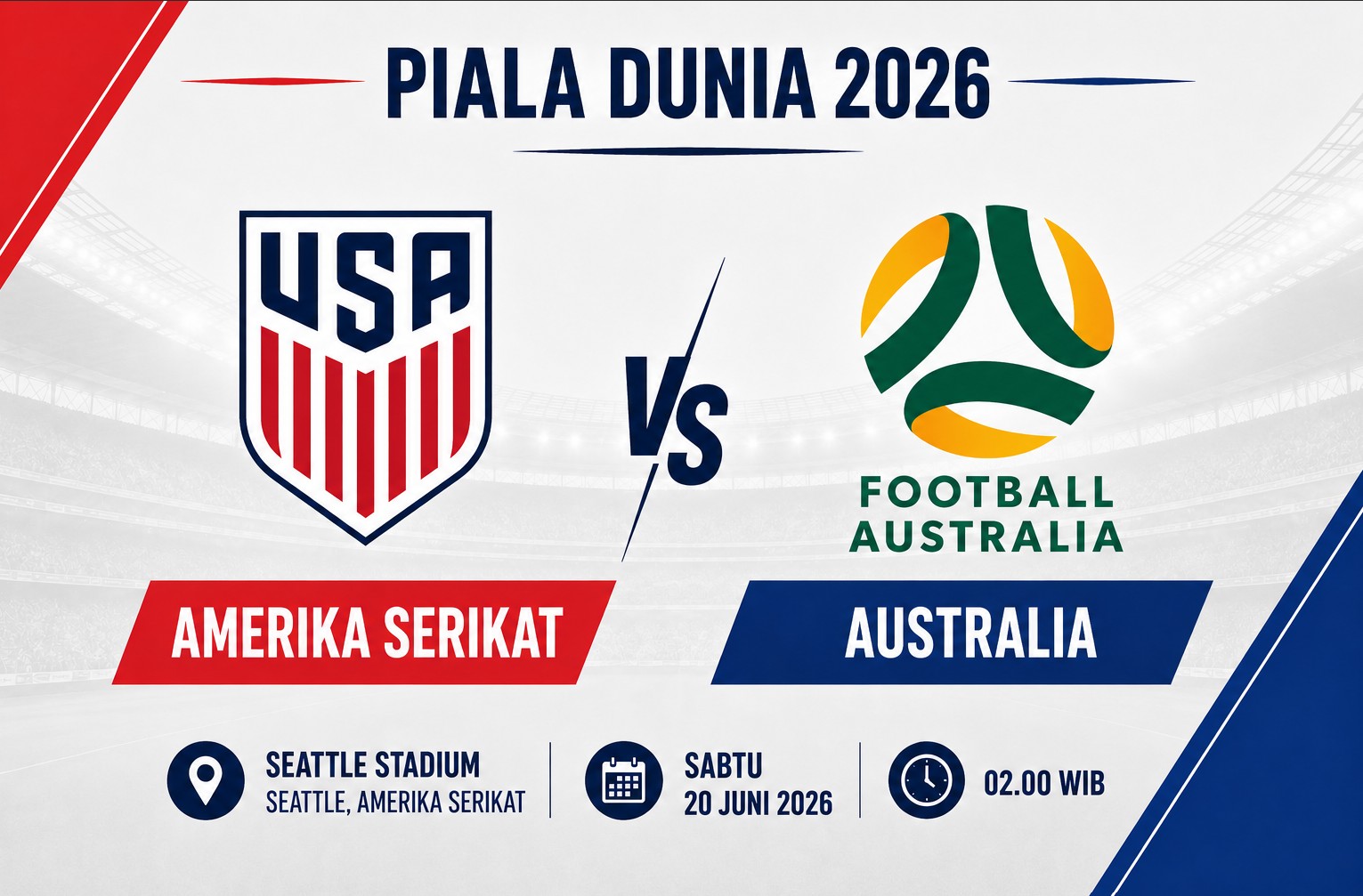 Prediksi dan Statistik Amerika Serikat vs Australia: Berebut Puncak Grup D