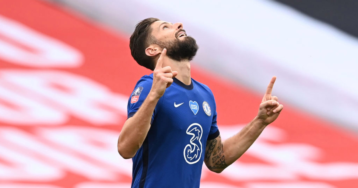 Olivier Giroud, Jimat Kemenangan Chelsea di Final Piala FA