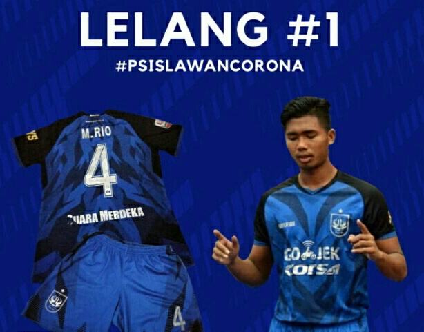 Bek PSIS Semarang Relakan Jersey Bersejarah Dilelang untuk Bantu Pihak Terdampak Virus Corona