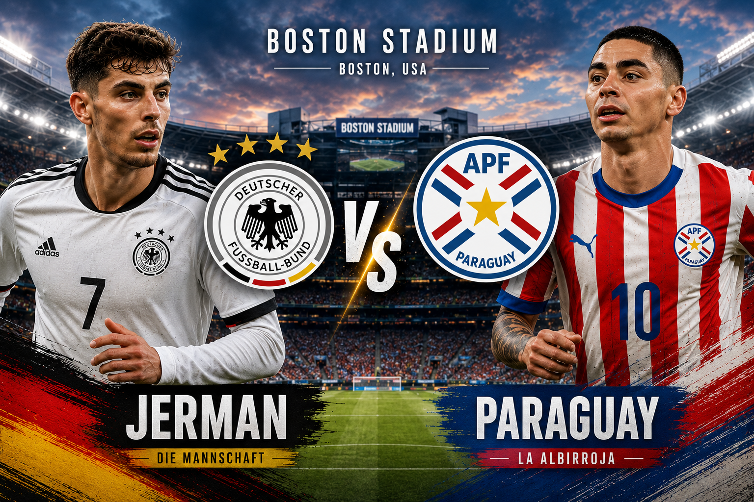 Prediksi dan Statistik Jerman vs Paraguay: Die Mannschaft di Atas Angin