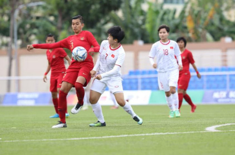 SEA Games 2019: Kalah Kelas, Timnas Putri Indonesia Digebuk Vietnam 0-6