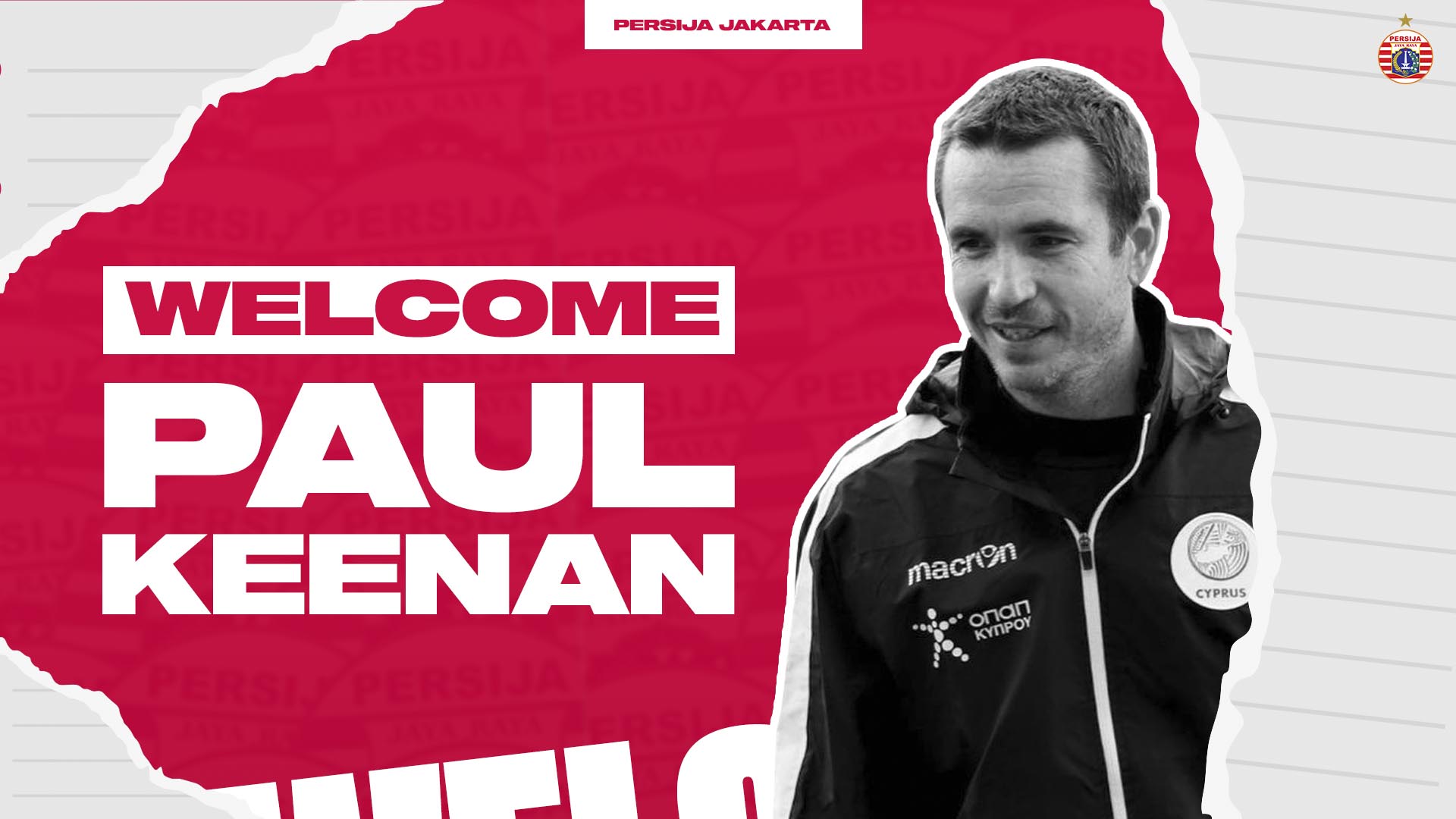 Paul Keenan Lengkapi Jajaran Tim Pelatih Persija Jakarta