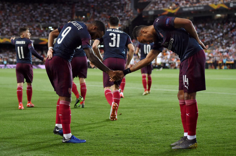 Valencia 2-4 Arsenal: Hat-trick Aubameyang Membawa The Gunners ke Final