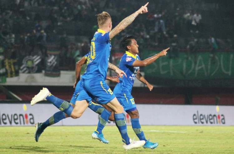Hasil Liga 1 2019: Persib Bantai Persebaya, Bali United Dibantai Borneo FC 0-6