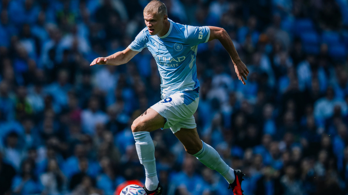 Erling Haaland. (Foto: Laman Resmi Manchester City)