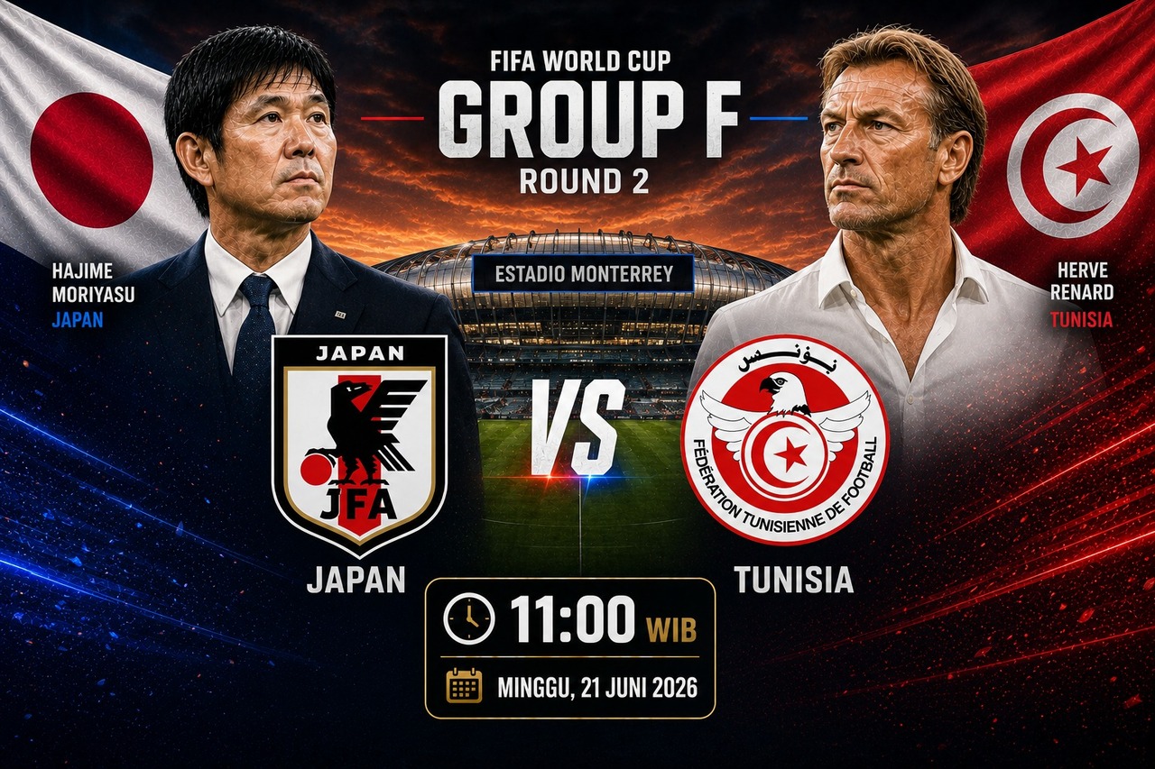 Prediksi dan Statistik Tunisia vs Jepang: Berebut Kemenangan Pertama
