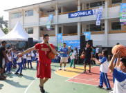 Pebasket Nasional Ikut Ramaikan Asian Games Goes to School