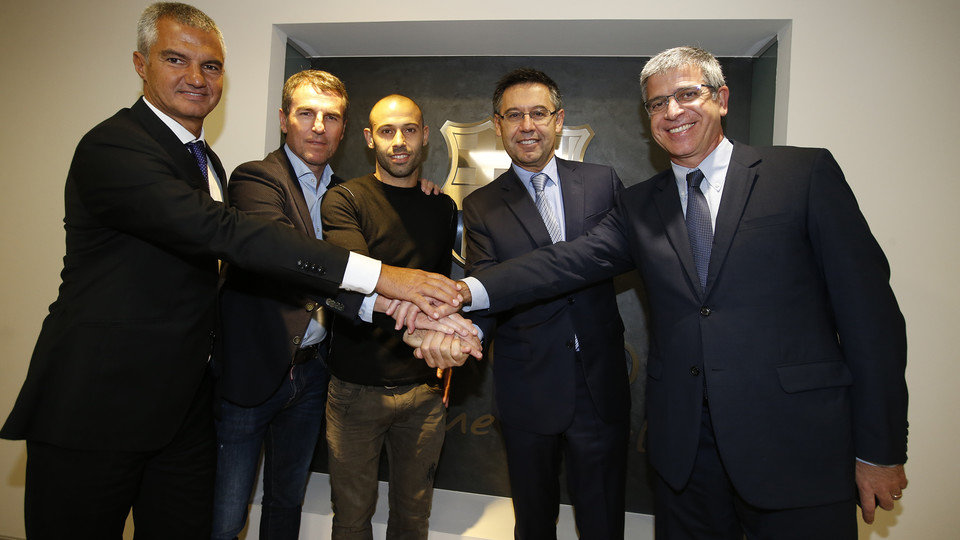 Mascherano Resmi Perpanjang Kontrak Di Barcelona Hingga 2019