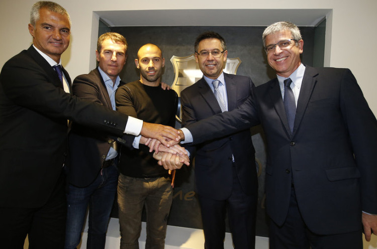Mascherano Resmi Perpanjang Kontrak Di Barcelona Hingga 2019