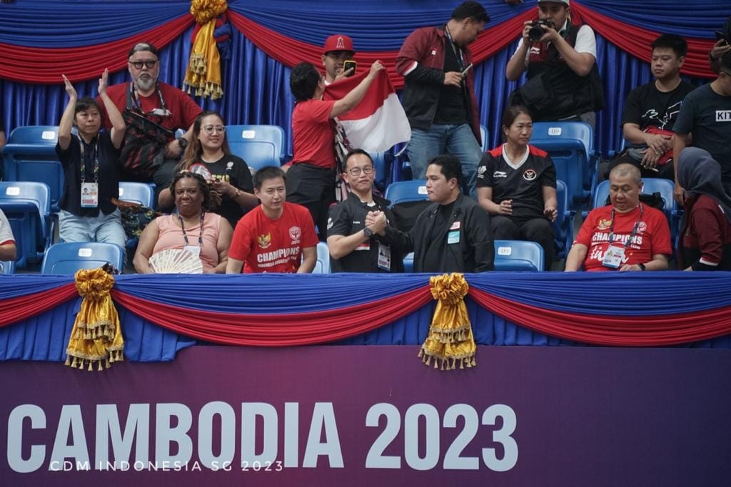 Tim Indonesia Capai Target Menpora, Erick Thohir Apresiasi CdM Lexyndo Hakim