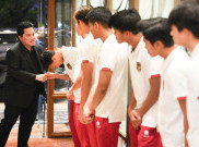 Dua Minggu Jelang Piala Dunia U-17, Erick Thohir Berikan Motivasi untuk Timnas U-17