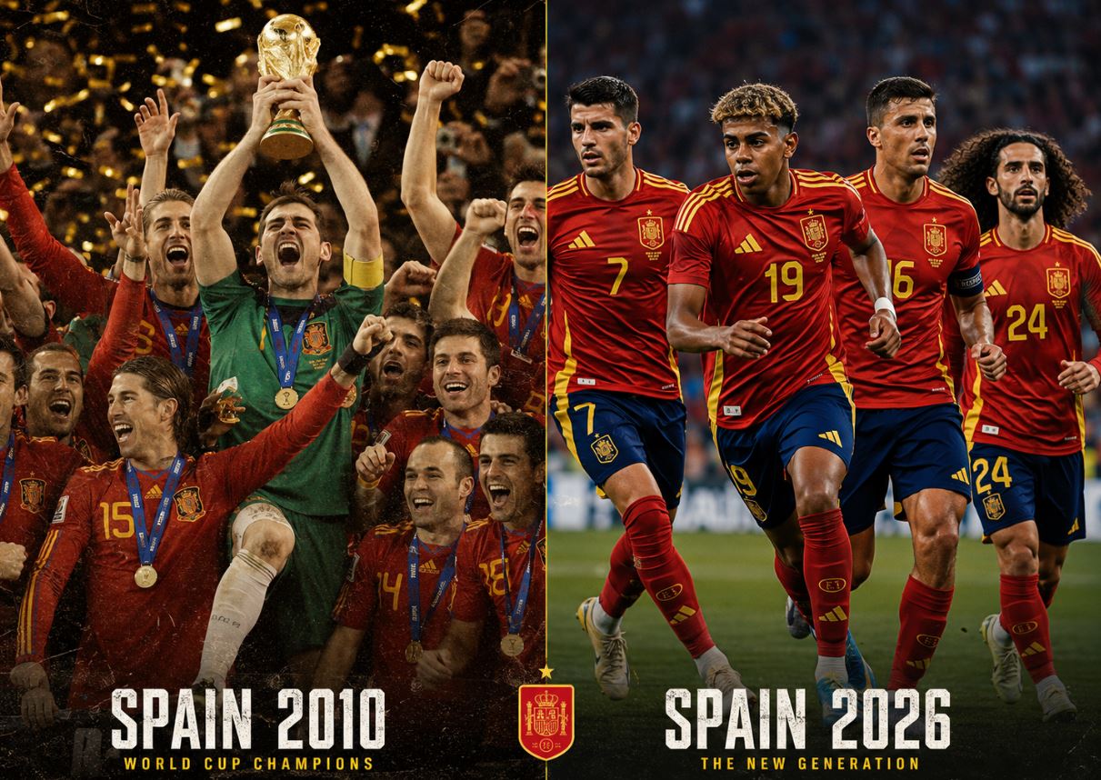 Evolusi Permainan Timnas Spanyol dari 2010 hingga 2026: Penguasaan Bola, Tiki-Taka, Transisi, dan Pertahanan Kuat