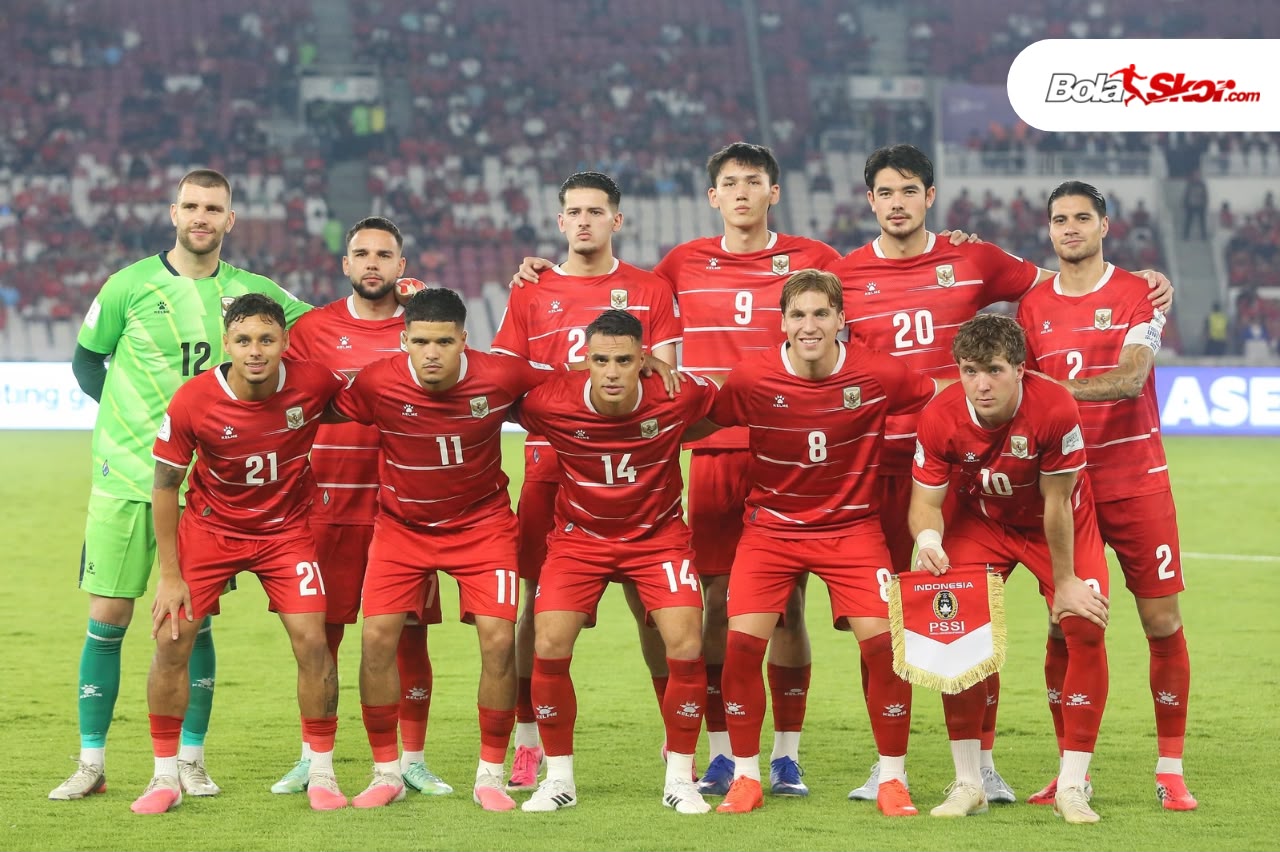 Starting XI Timnas Indonesia vs Singapura di FIFA ASEAN Cup 2026. (BolaSkor/MP Media/Didik Setiawan)