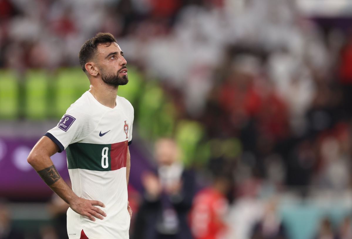 Piala Dunia 2022: Meski Keluhkan Kinerja Wasit, Bruno Fernandes Apresiasi Performa Maroko