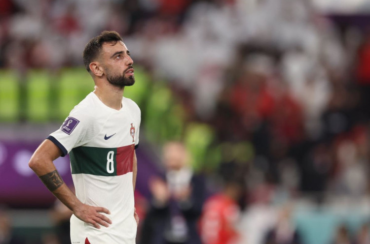 Piala Dunia 2022: Meski Keluhkan Kinerja Wasit, Bruno Fernandes Apresiasi Performa Maroko