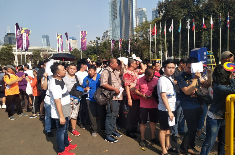 Mesin X-Ray Rusak, Penonton Asian Games 2018 Dipaksa Berjemur di Istora Senayan