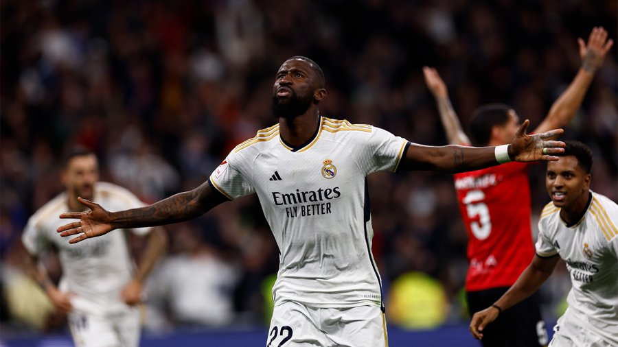 Real Madrid 1-0 Mallorca: Gol Semata Wayang Antonio Rudiger Menangkan Los Blancos