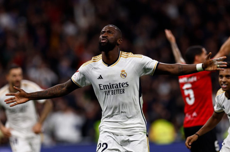 Real Madrid 1-0 Mallorca: Gol Semata Wayang Antonio Rudiger Menangkan Los Blancos