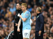 Cedera, Kevin De Bruyne Berpotensi Absen di Derby Manchester