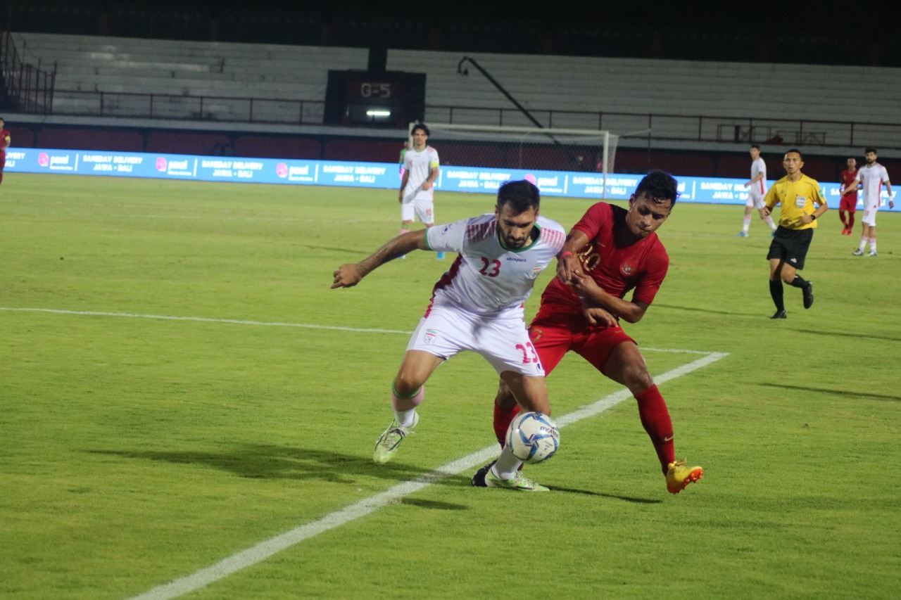 Tahan Imbang Iran, Indra Sjafri Sadar Permainan Timnas Indonesia U-23 Tak Menarik
