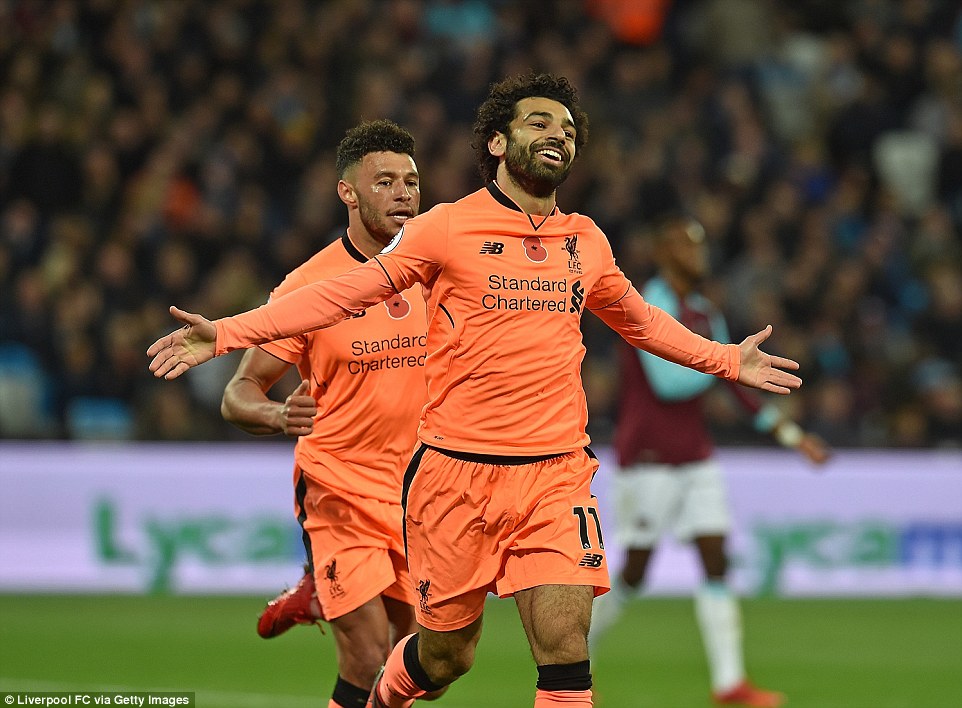 Salah Cetak Gol Ganda, Liverpool Pukul The Hammers