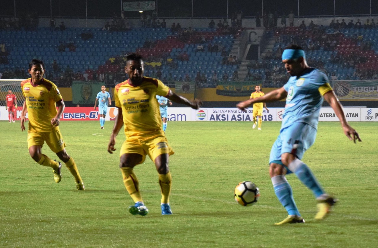 Sriwijaya FC Harus Mengalah di Gelora Sriwijaya Jakabaring
