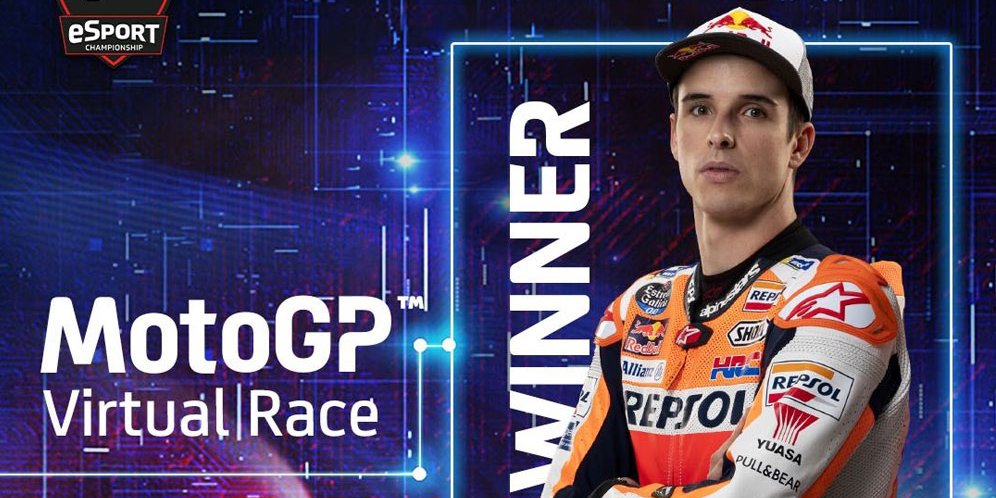 MotoGP Virtual: Alex Marquez Juara, Valentino Rossi Naik Podium