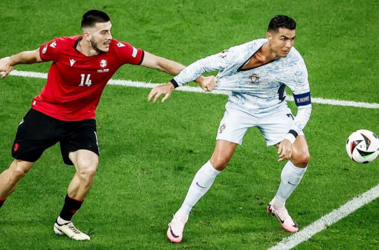 Sederet Catatan Menarik dari Kemenangan 2-0 Georgia atas Portugal: Cristiano Ronaldo Ukir Rekor Lagi