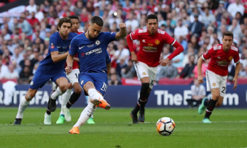 Chelsea 1-0 Manchester United: Hazard Bawa The Blues Juara Piala FA Musim Ini