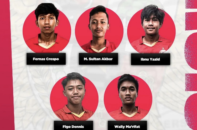 Persija Kirim 5 Pemain ke TC Timnas Indonesia U-16, Figo Dennis Ungkap Targetnya