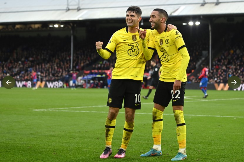 Crystal Palace 0-1 Chelsea: Gol Telat Ziyech Bernilai Tiga Poin