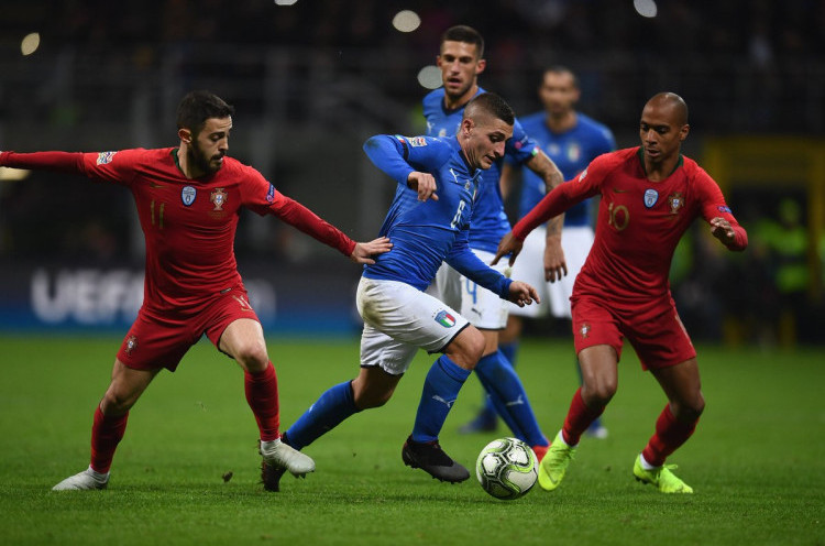 Hasil Lengkap Pertandingan UEFA Nations League: Duel Italia Vs Portugal Tanpa Pemenang