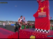 Marc Marquez Lakukan Selebrasi Juara Dunia dengan Main Video Game
